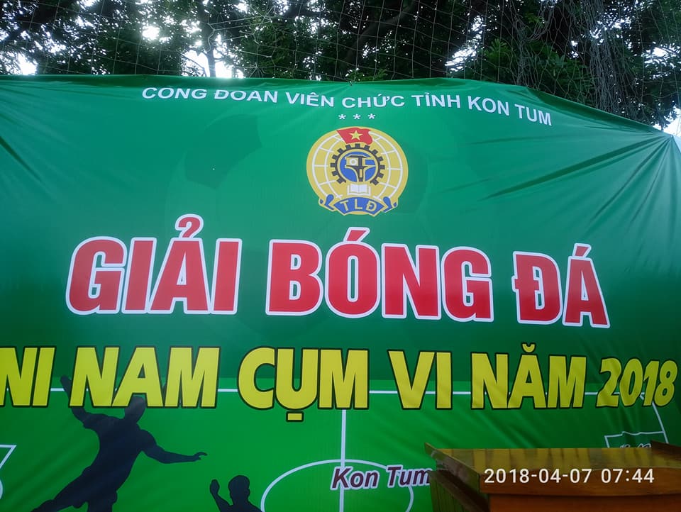 Công đoàn Sở Giao thông Vận tải tham gia giải bóng đá Cụm VI Công đoàn viên chức tỉnh Kon Tum